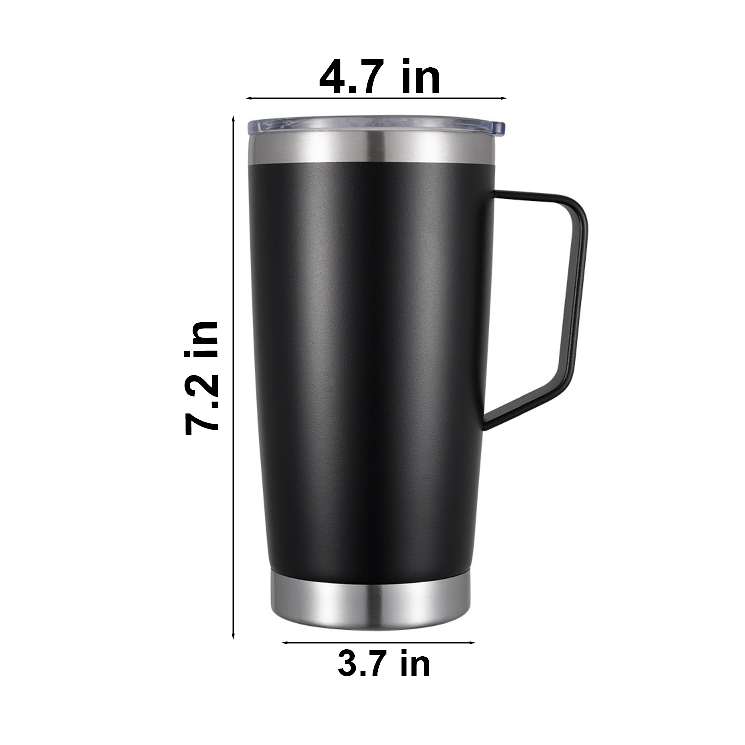 20oz Stainless Steel Insulated Tumbler w/ Handle 5